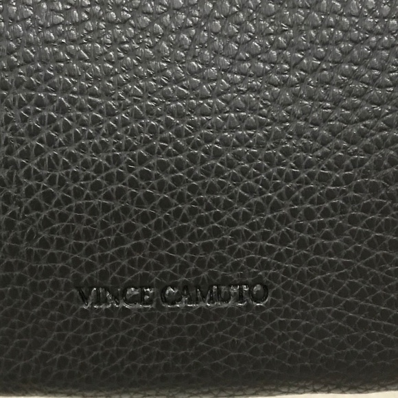 Vince Camuto Luck Black Grey Tote Vegan Leather - Picture 5 of 5